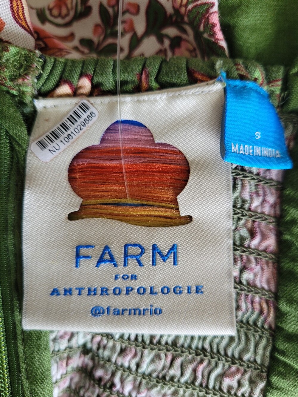 Farm Rio Boho Style Cropped Top - Picture 5 of 6